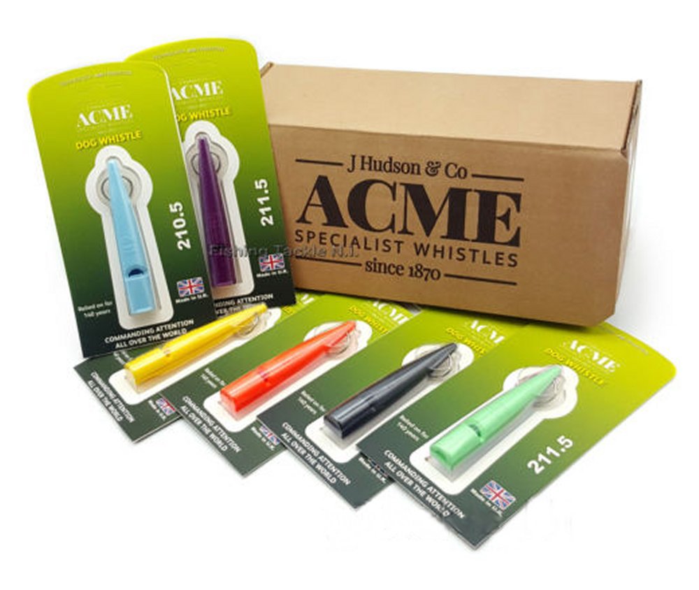 Acme 211.5 Dog Whistle with Twisted Lanyard.