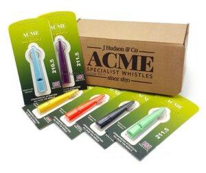 Acme 211.5 Dog Whistle with Twisted Lanyard.